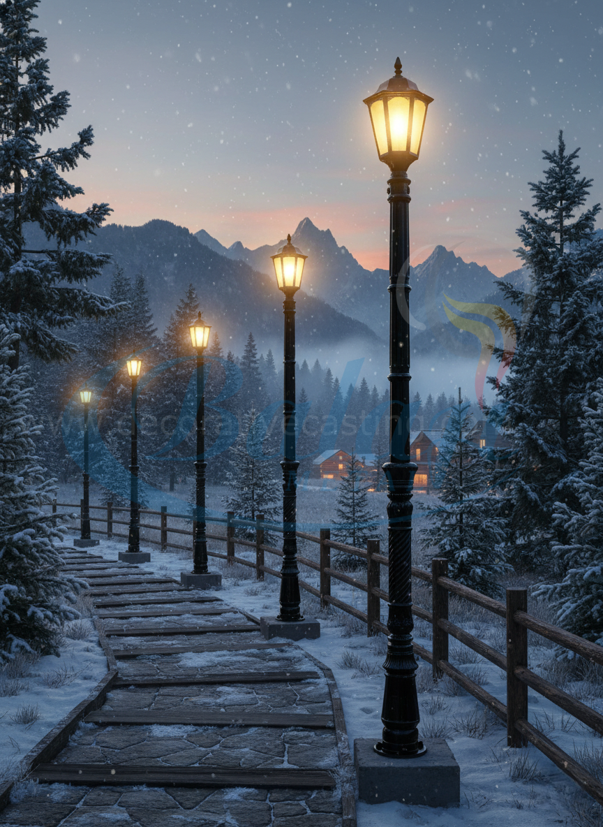 Cast Iron Victorian Lamp Pole